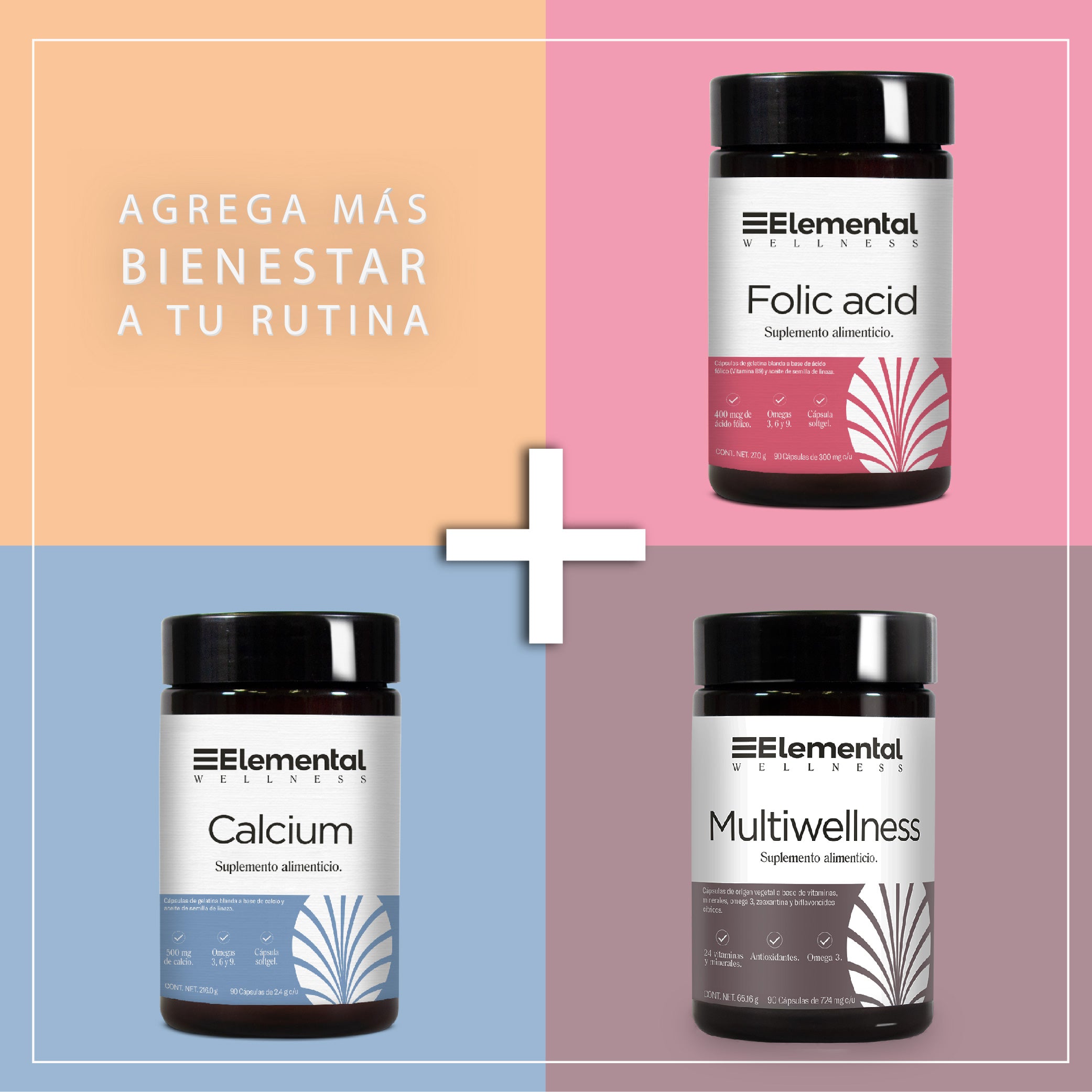 Ácido Fólico Plus + Hierro + Omega 3 – HERBOLARE